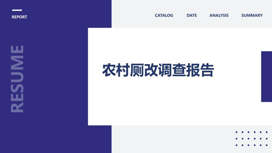 农村厕改调查报告ppt_第1页