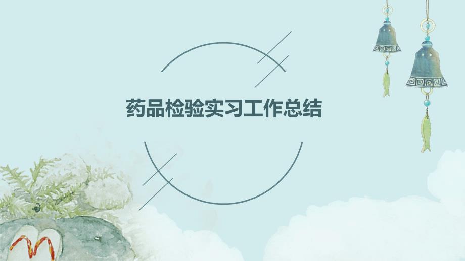 药品检验实习工作总结PPT_第1页