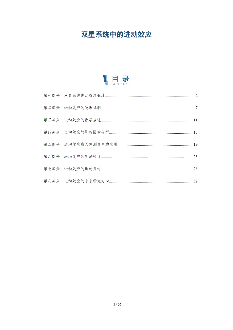 双星系统中的进动效应-全面剖析_第1页