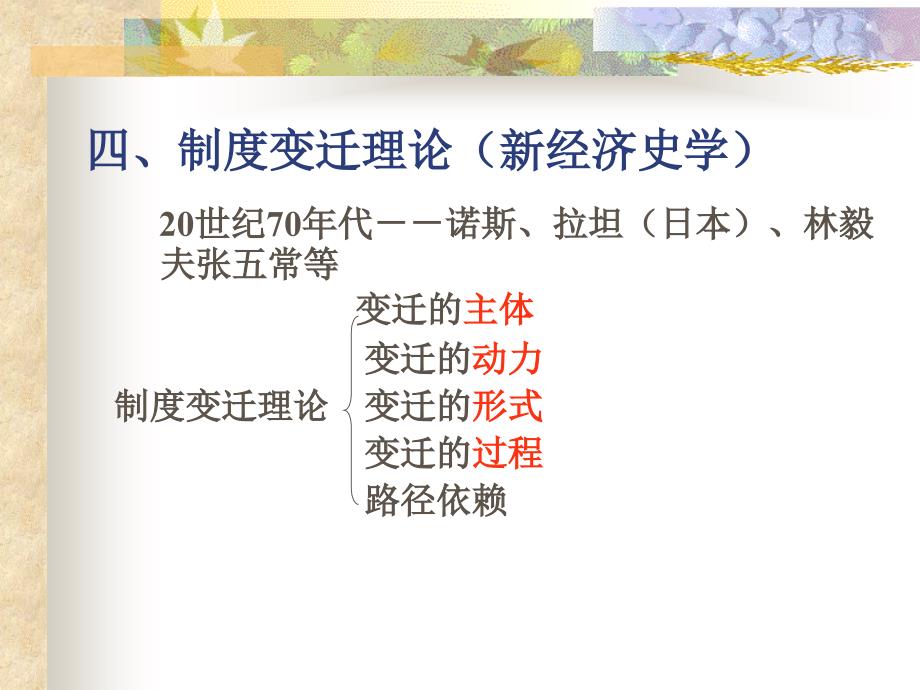 制度变迁理论教材_第1页