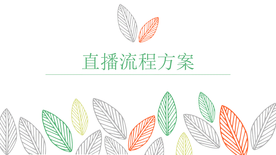 主播直播方案_第1页
