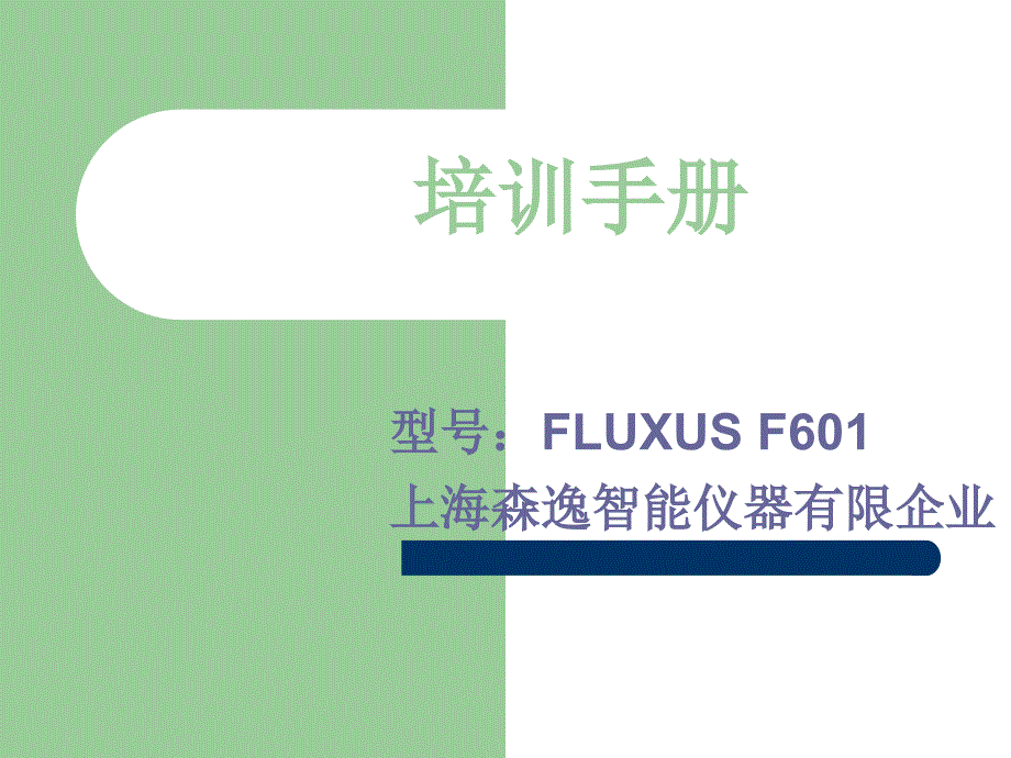 FLEXIM超声波流量计安装培训手册_第1页