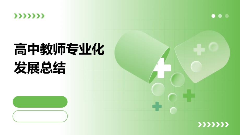 高中教师专业化发展总结PPT演示稿_第1页