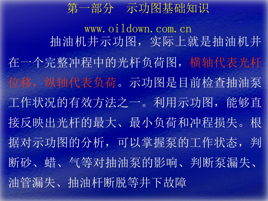 抽油机井示功图技术基础知识讲座_第1页