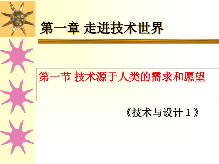 技术源于人类的需求和愿望课件_第1页