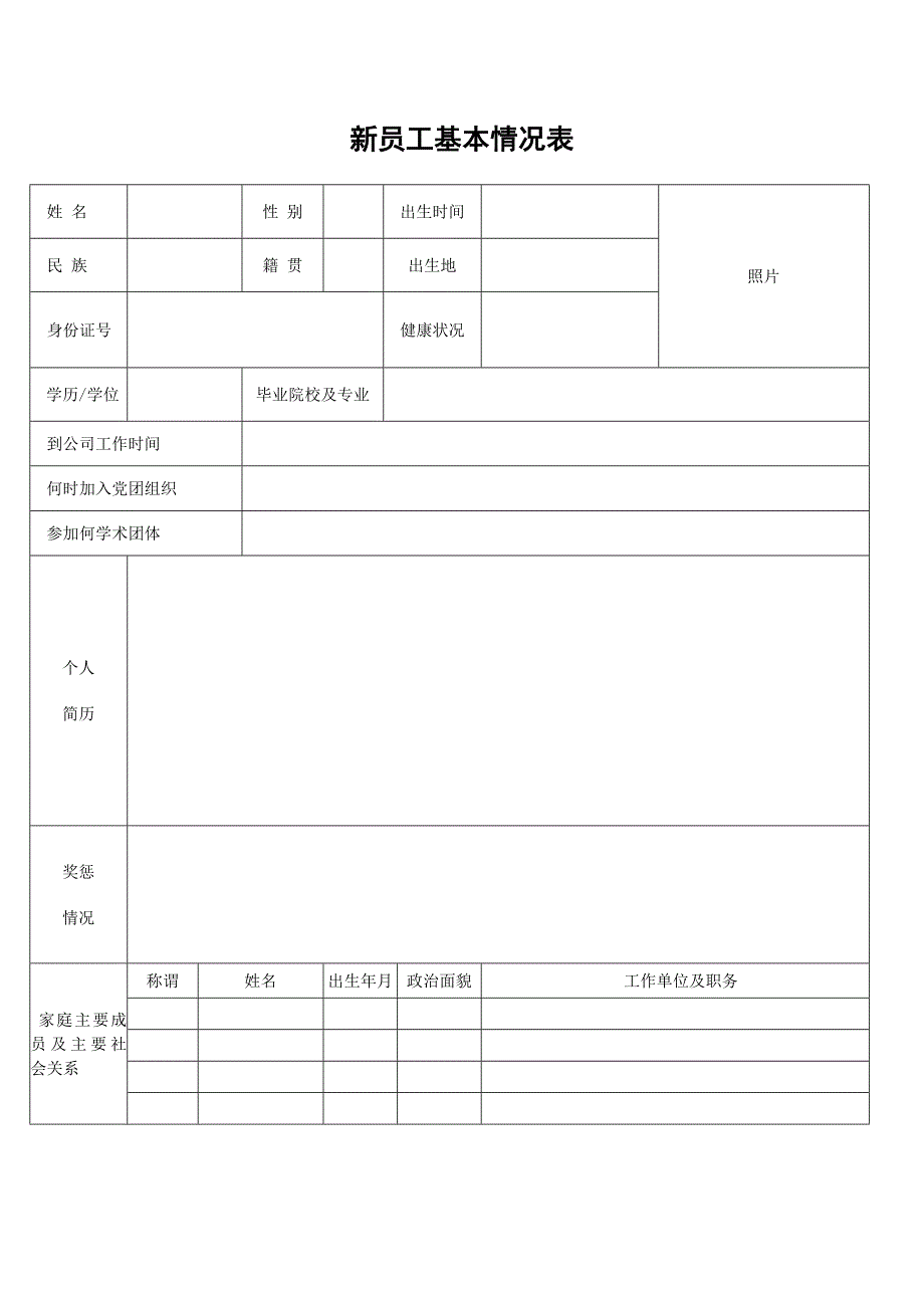 新员工试用期考核表(最全样版)_第1页