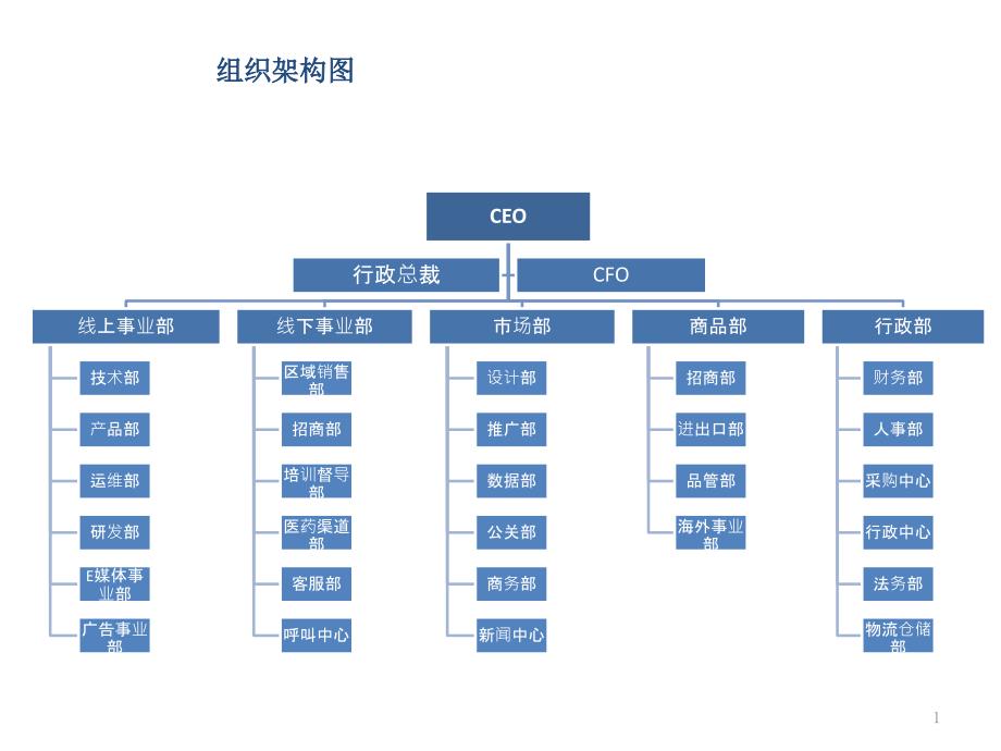 公司组织架构ppt课件_第1页