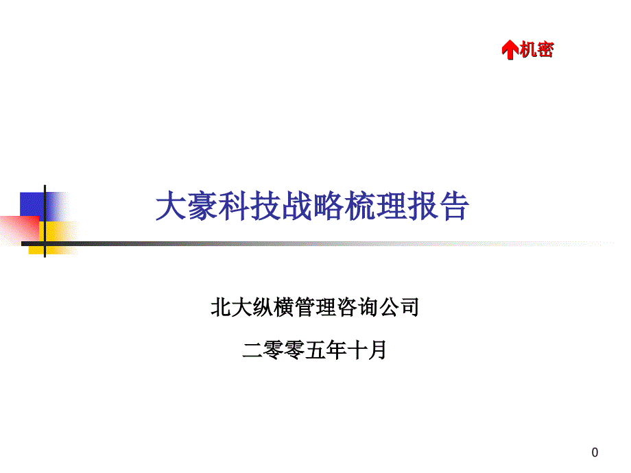 某咨询—北京兴大豪科技开发—大豪战略梳理报告终稿cocl_第1页