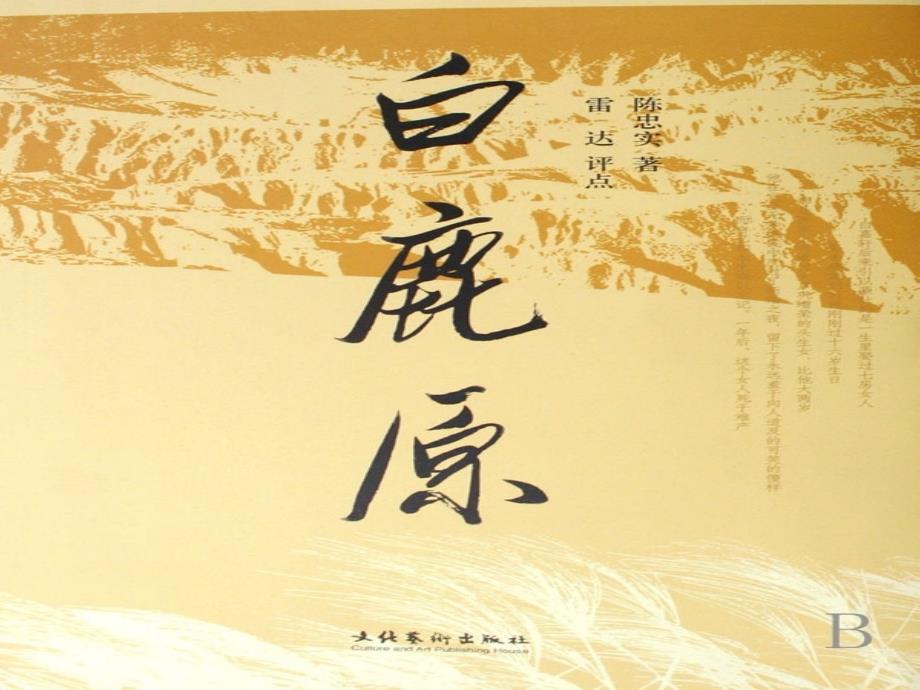 白鹿原—家族的学堂ppt课件_第1页