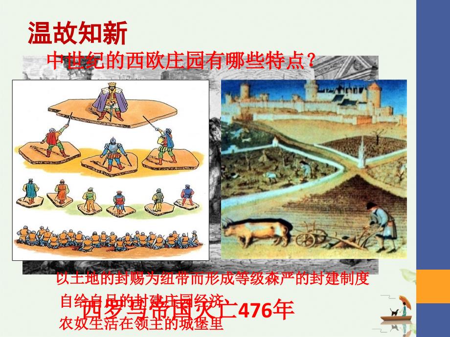 人教部编版-西欧经济和社会的发展优质ppt课件_第1页
