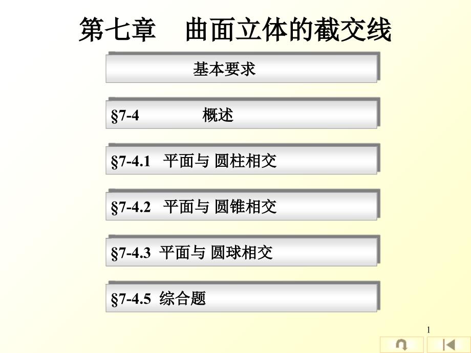 曲面立体的截交线_第1页