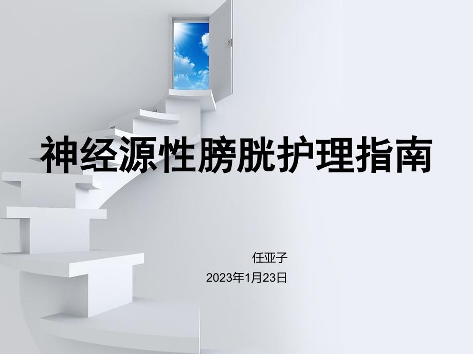 神经源性膀胱医疗护理指南_第1页
