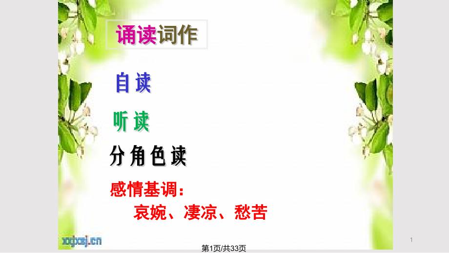 声声慢实用剖析课件_第1页