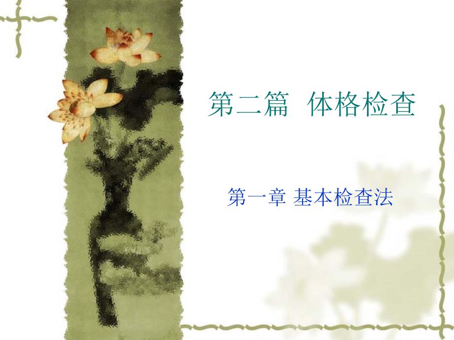 诊断课件-基本检查法_第1页