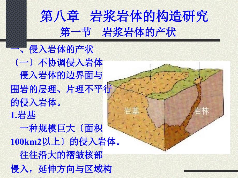 ecit 构造地质学课件No8 1-2 第8章 岩浆岩体的构造研究_第1页