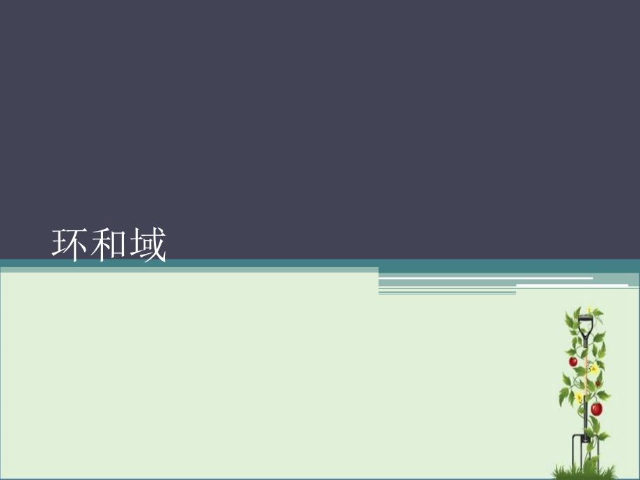 20+代数学基础(4)环和域_第1页