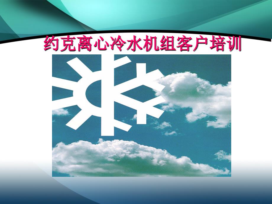 约克制冷机内部资料培训课件_第1页