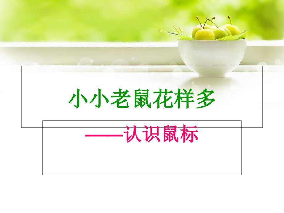 《认识鼠标》PPT课件_第1页