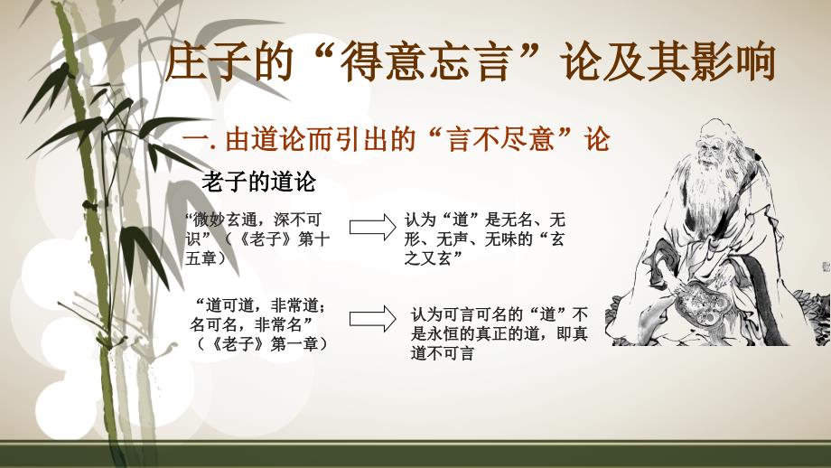 庄子的得意忘言论及其影响_第1页