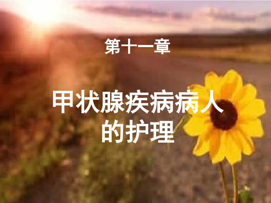 外科护理学课程-课件-10甲状腺功能亢进_第1页
