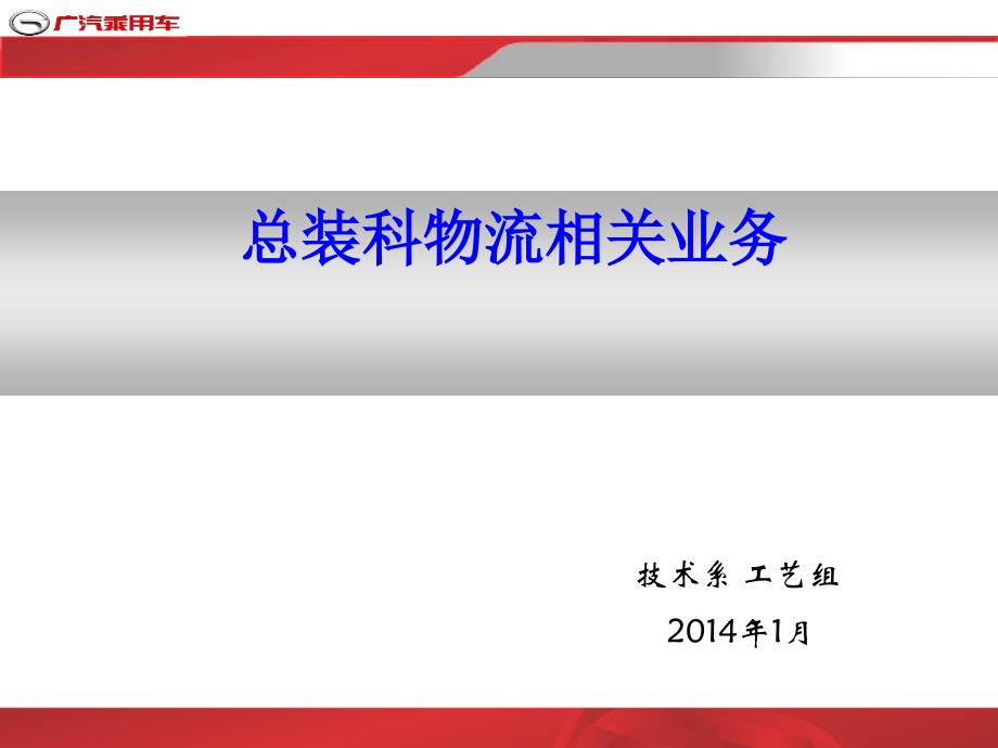 总装物流相关业务(2014)_第1页