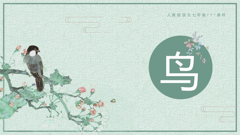 部编版七年级语文上册《鸟》PPT教学课件_第1页