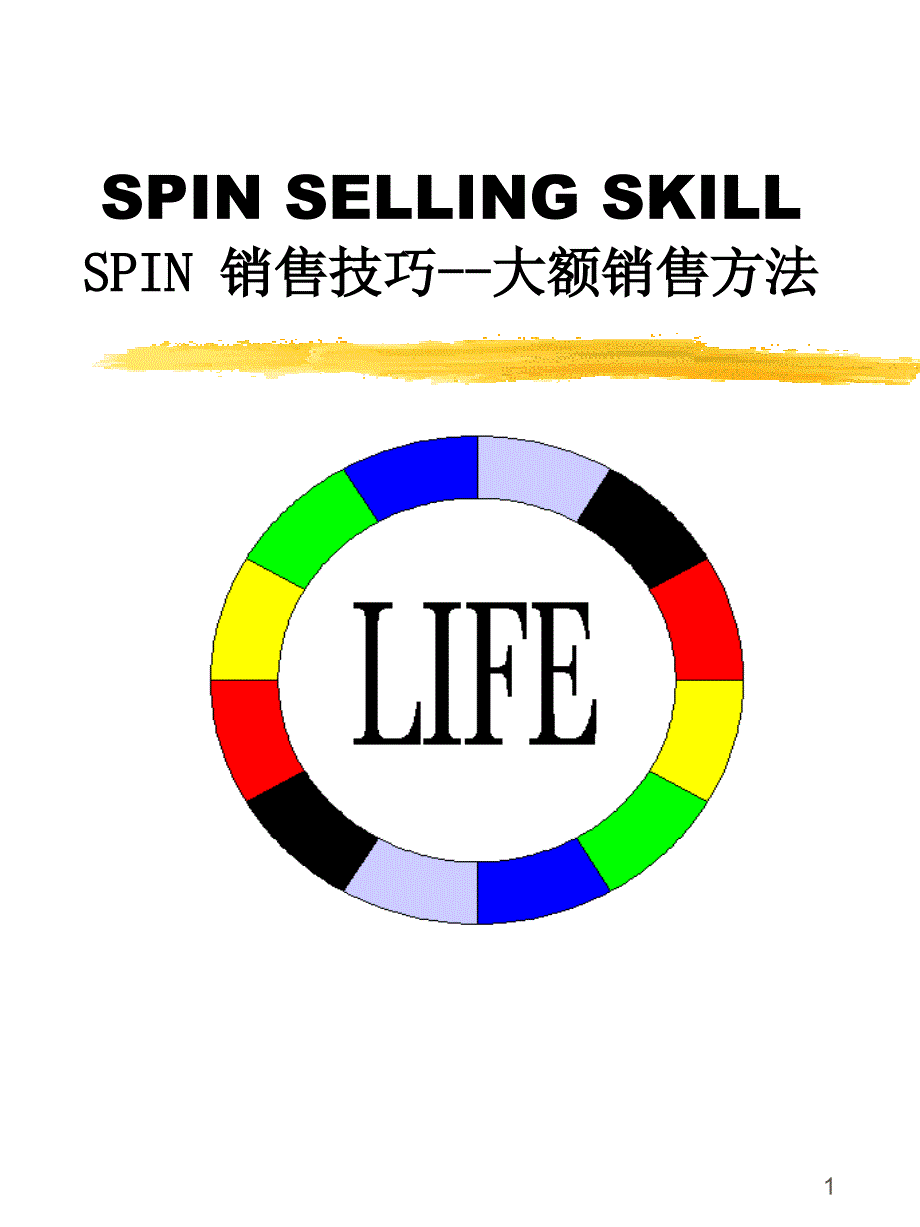 SPIN销售技巧大额销售方法_第1页