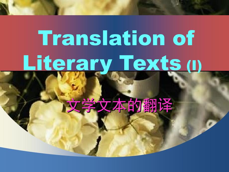 文学文本的翻译_第1页