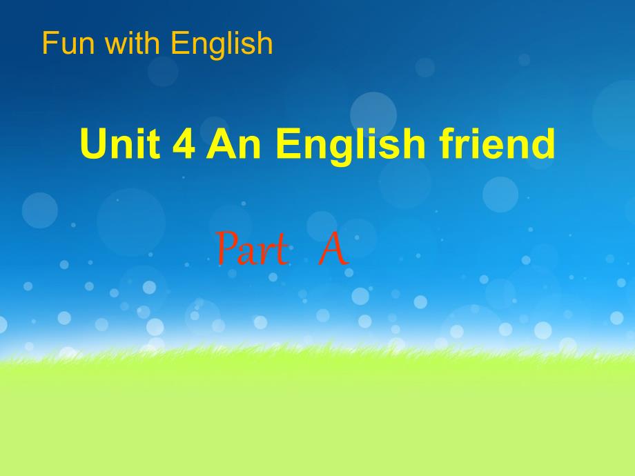 牛津英语5B_Unit4_教学课件_第1页