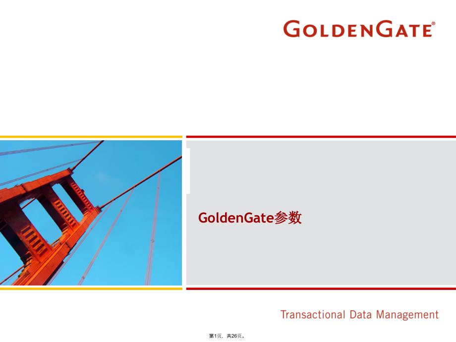 第三部分GoldenGate常用参数(共26张PPT)_第1页