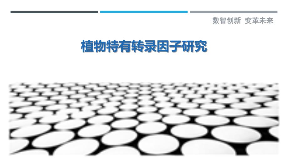 植物特有转录因子研究-洞察剖析_第1页