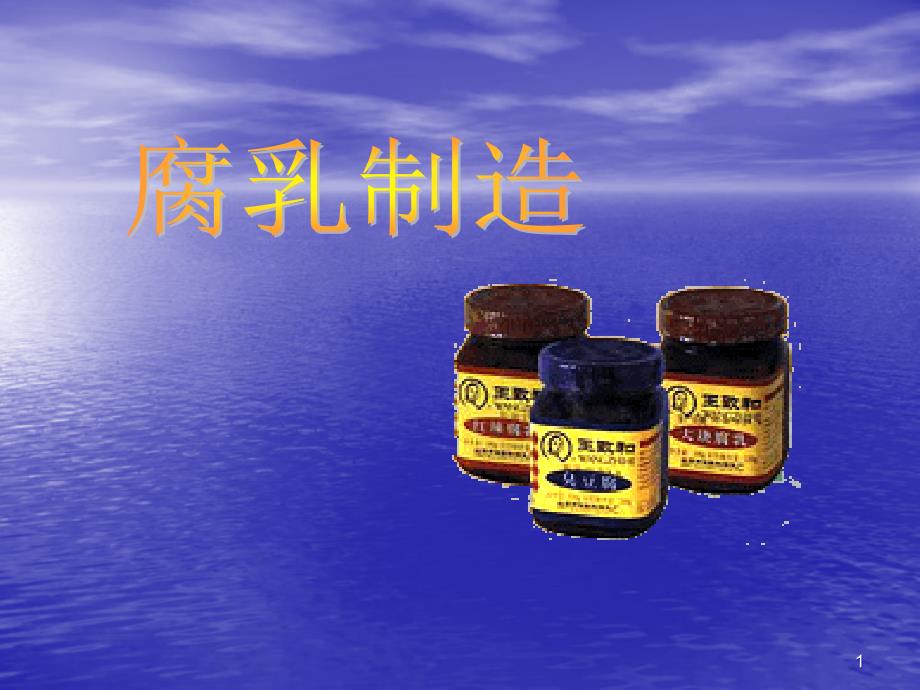 豆腐乳制作工艺(52张)课件_第1页